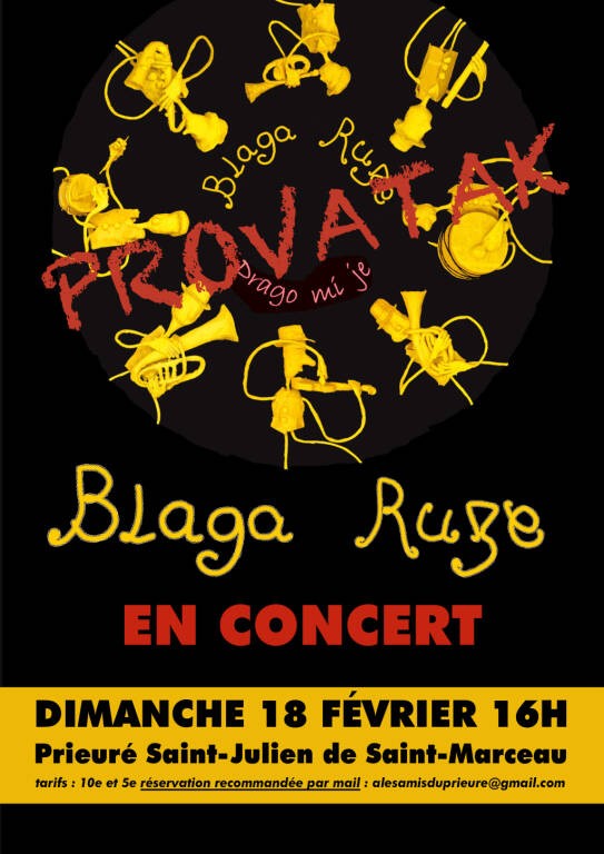 Concert Blaga Ruze Provatak Feste Und Veranstaltungen Frankreich Loiretal Atlantik 