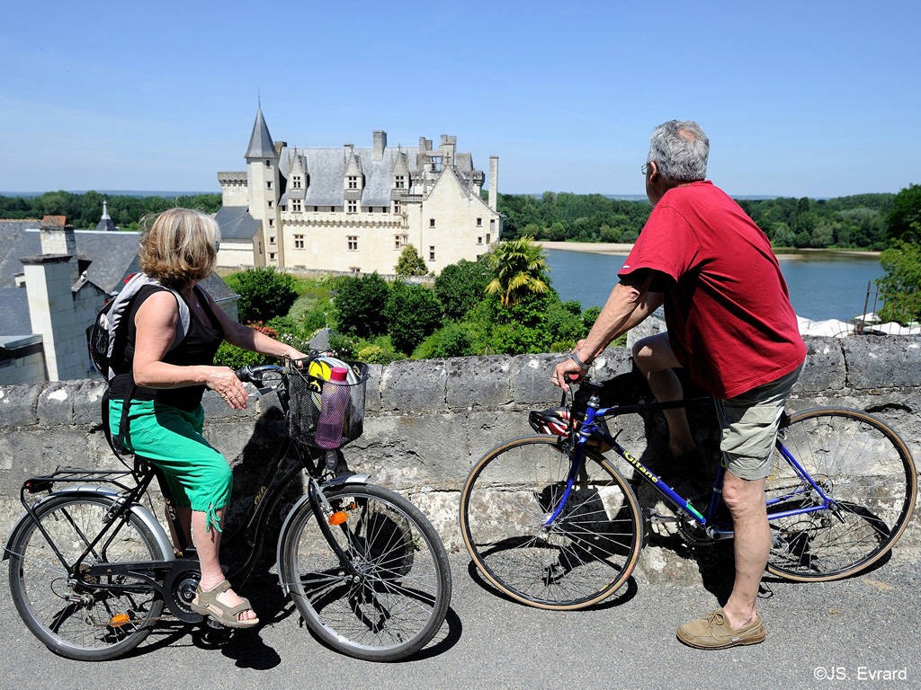 LA LOIRE A VELO PARCOURS MONTSOREAU SAUMUR Rund um