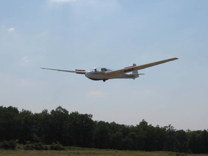 Aero Club Planeur Vol A Voile Saumurois In Den Luften Frankreich Loiretal Atlantik