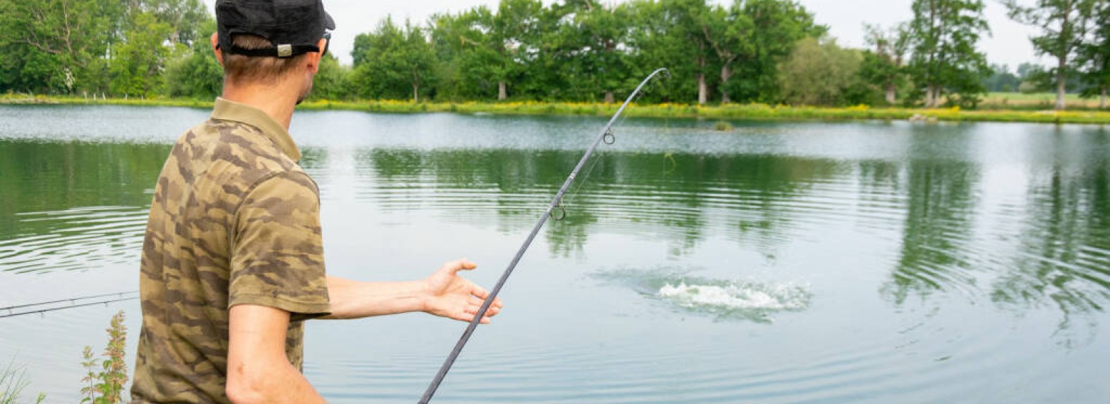 Peche en plan d'eau de 13 hectares