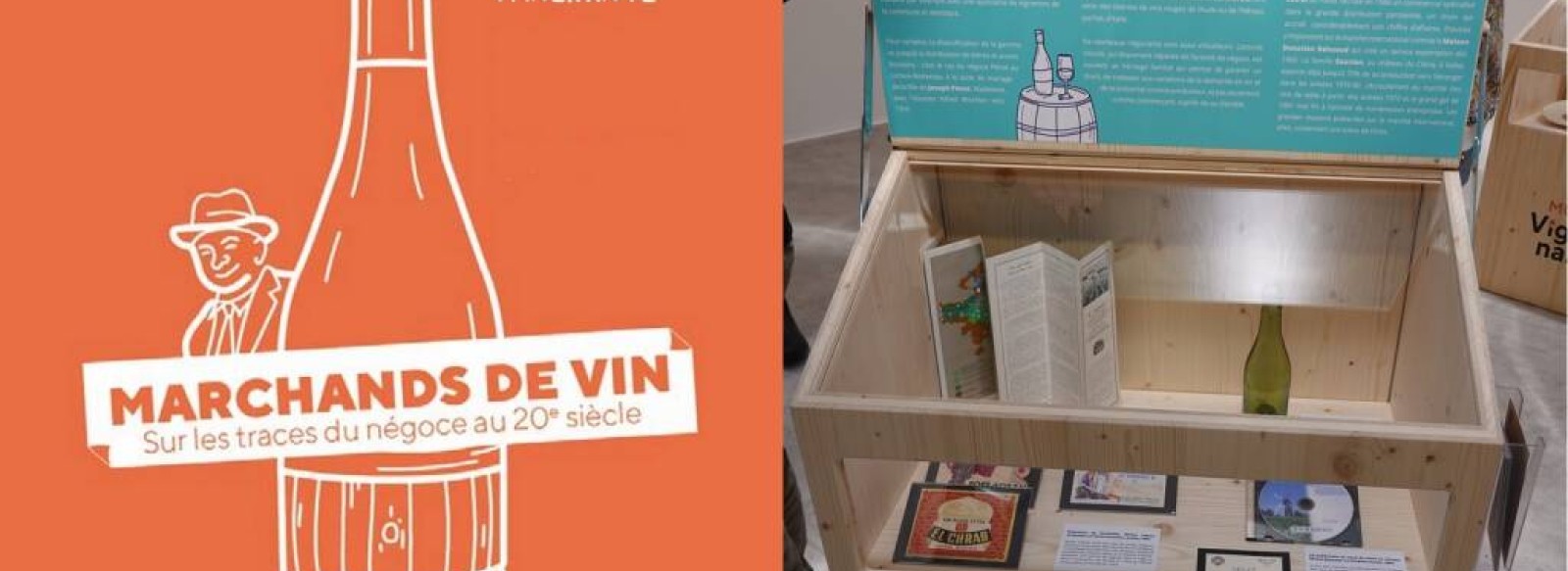 Exposition "Marchands de vin" a Vallet avec "Vallet Memoires"