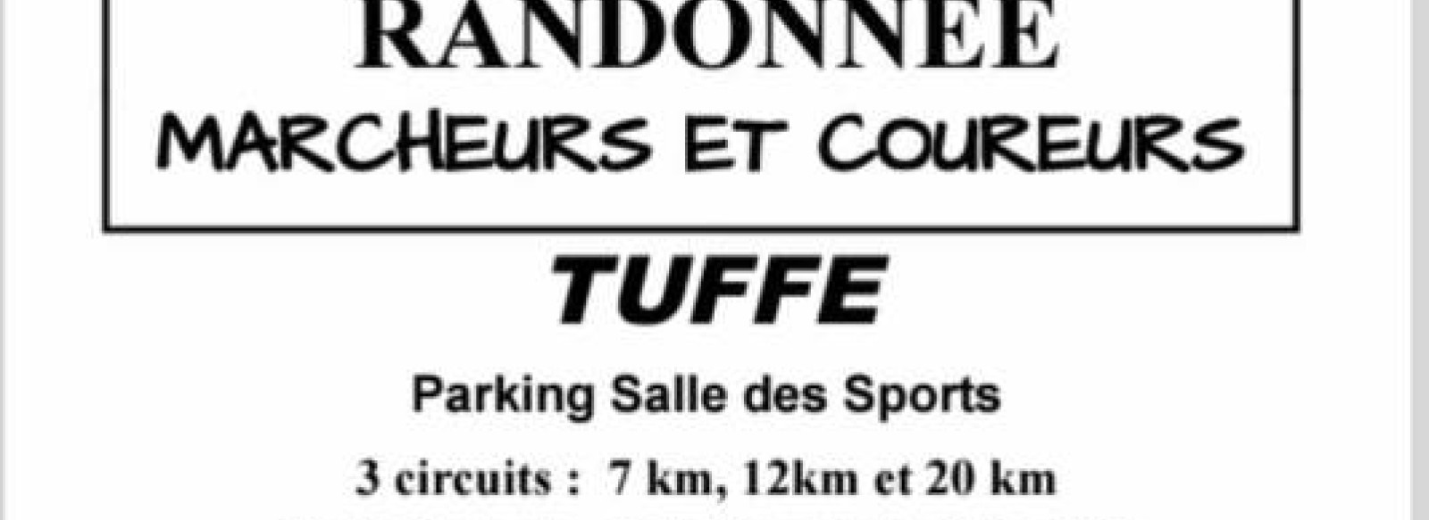 Randonnee Marcheurs et Coureurs